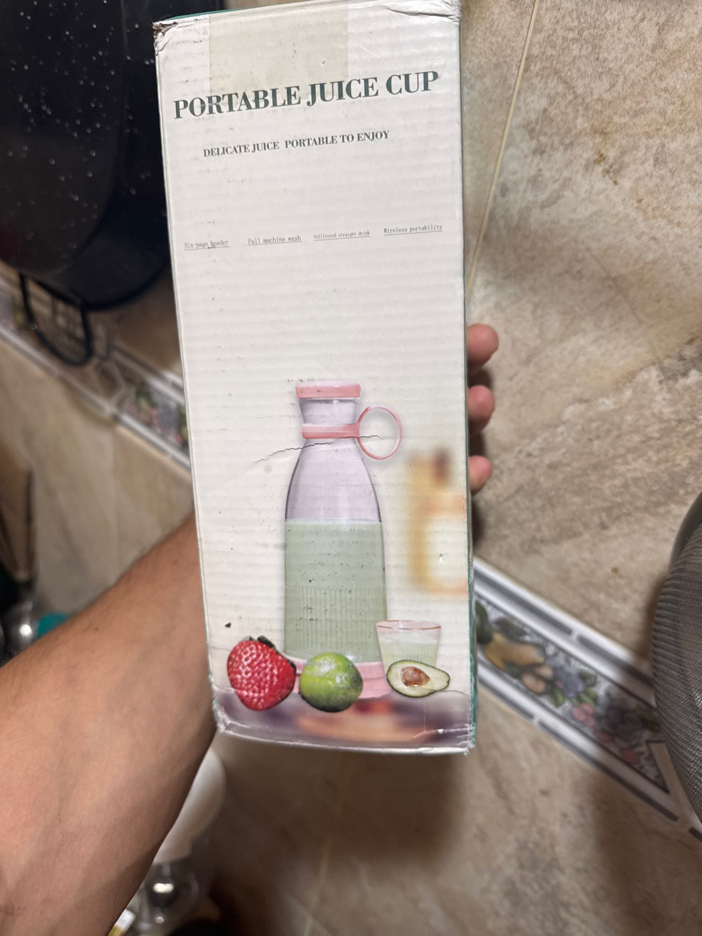 Portable Blender Electric Fruit Juicer Mixer