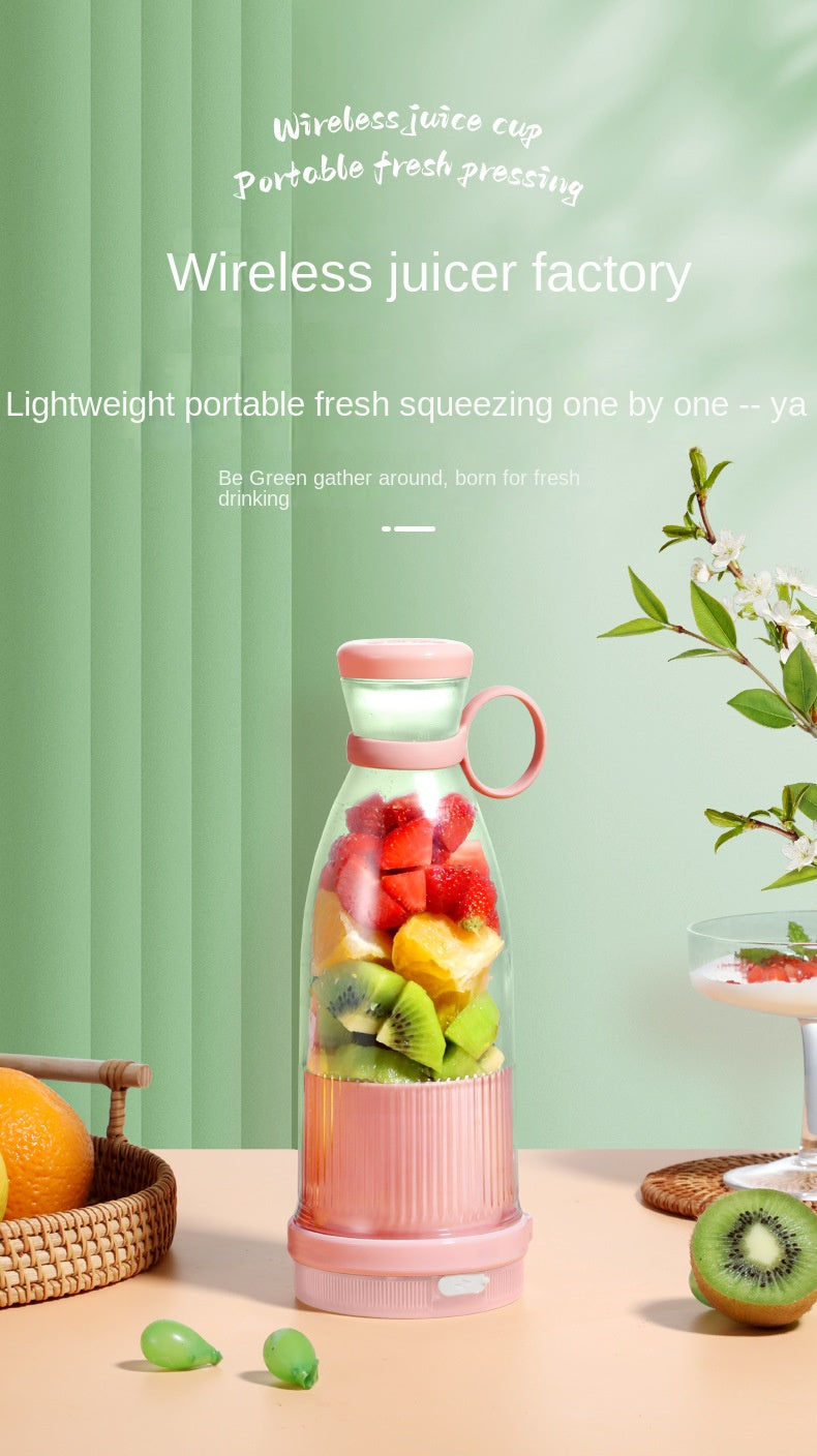 Portable Blender Electric Fruit Juicer Mixer