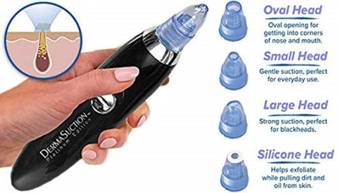 4 in 1 Derma Vacuum Suction Blackhead/Acne/Pore Cleaner 🌞💁♀️