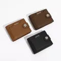 Orignal PU Leather Outlet Pocket Card Holder Wallet: Sleek Organization for Men