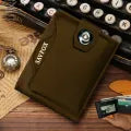 Orignal PU Leather Outlet Pocket Card Holder Wallet: Sleek Organization for Men