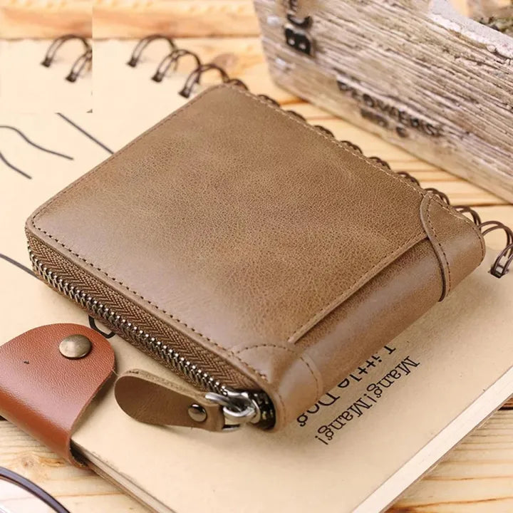 Wallet for Men Leather RFID Blocking Bifold Stylish Wallet for Boys