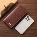 Men Long Wallet PU Leather Slim Wallet Long Clutch Leather Wallet Long Business Male Wallet Coin Purse Men Purse Pouch with Card Holder for Men