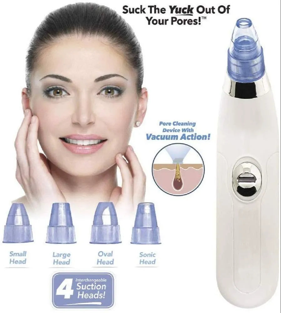 4 in 1 Derma Vacuum Suction Blackhead/Acne/Pore Cleaner 🌞💁‍♀️